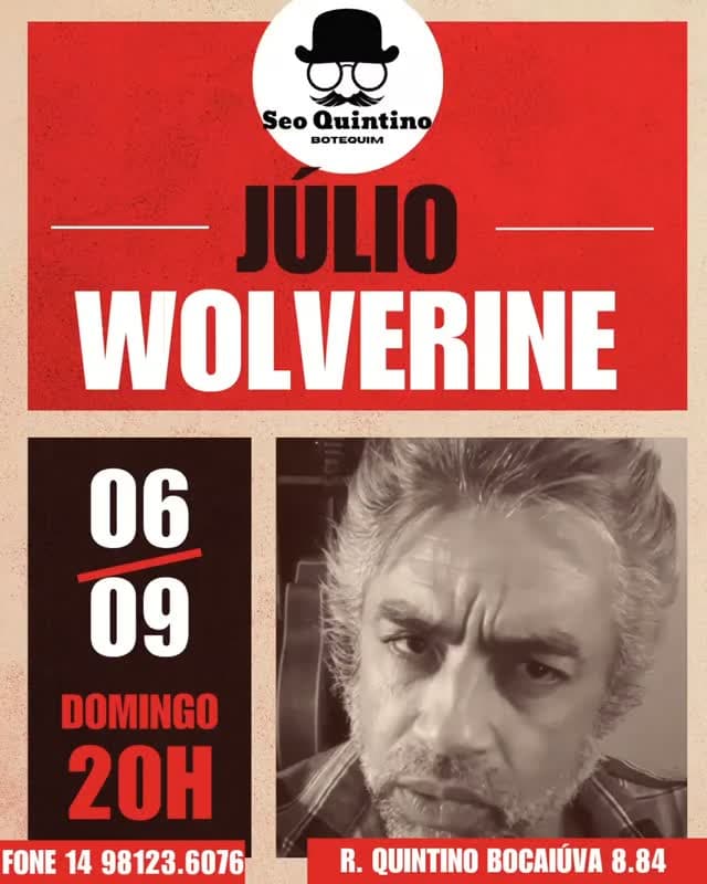 Flyer de Julio Miguel