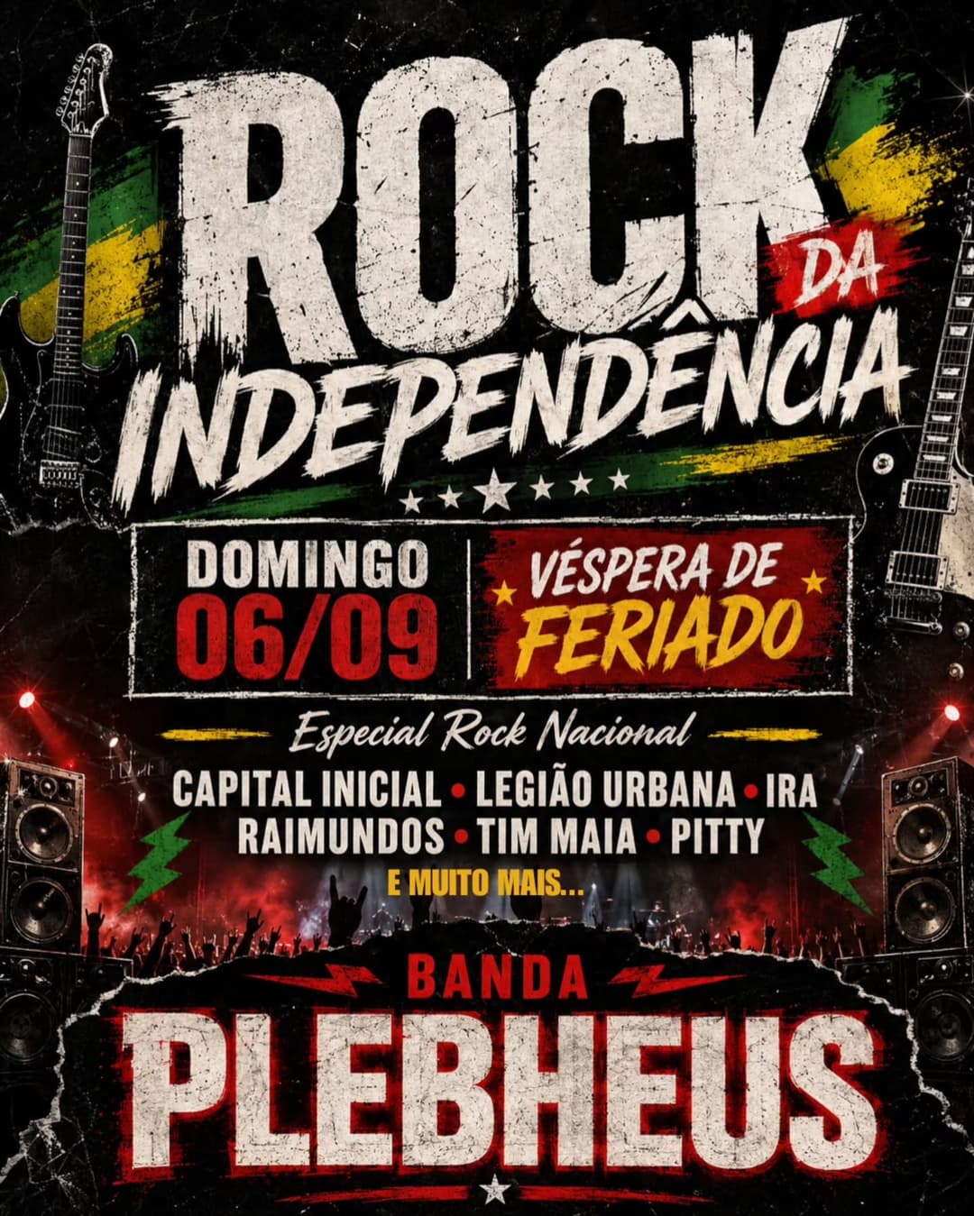 Flyer de Banda Plebheus