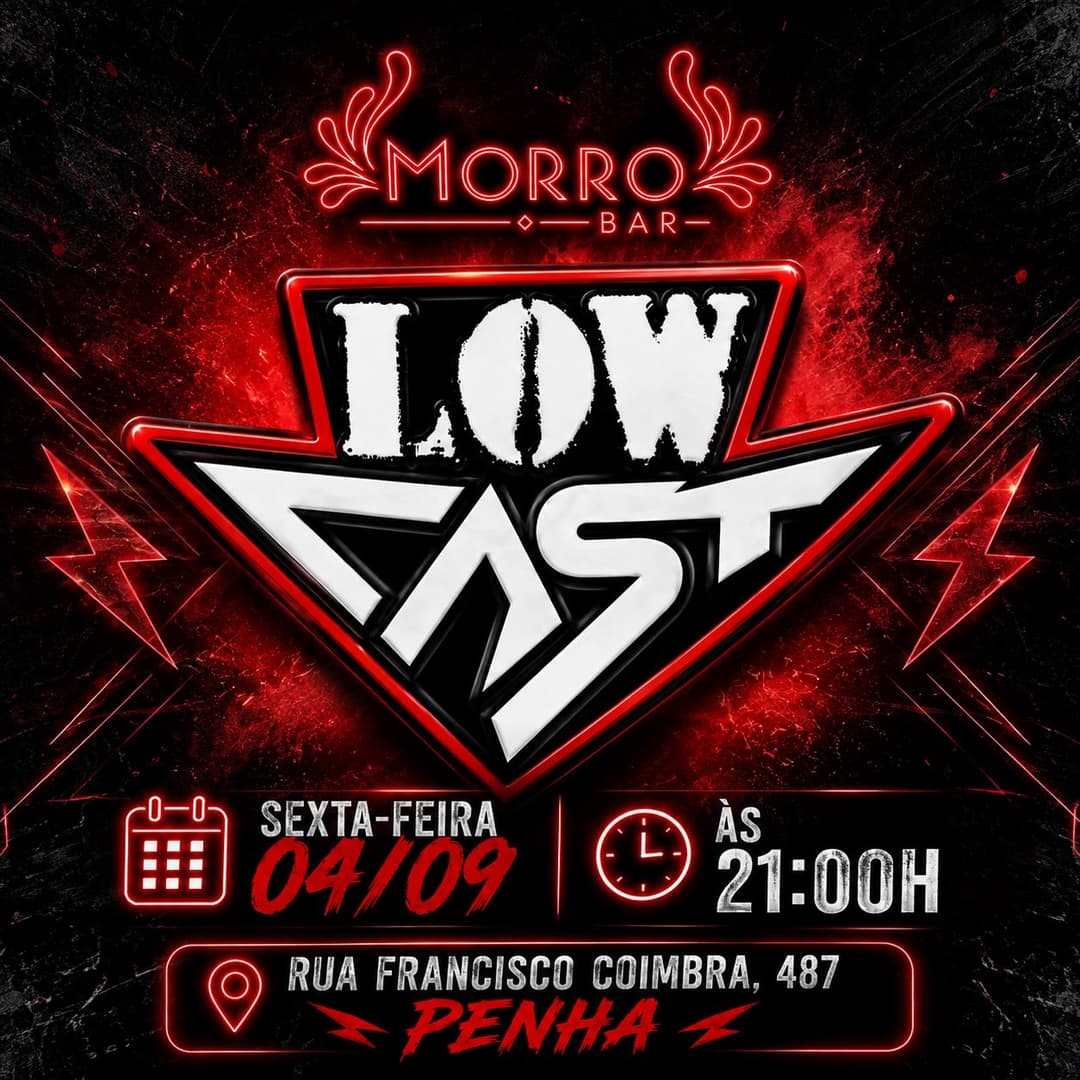 Flyer de Banda Low Cast