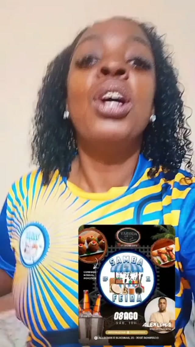 Flyer de Samba da Feira ZL