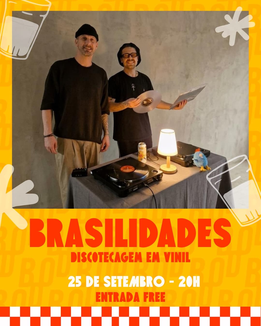 Flyer de Kako e o Lucas