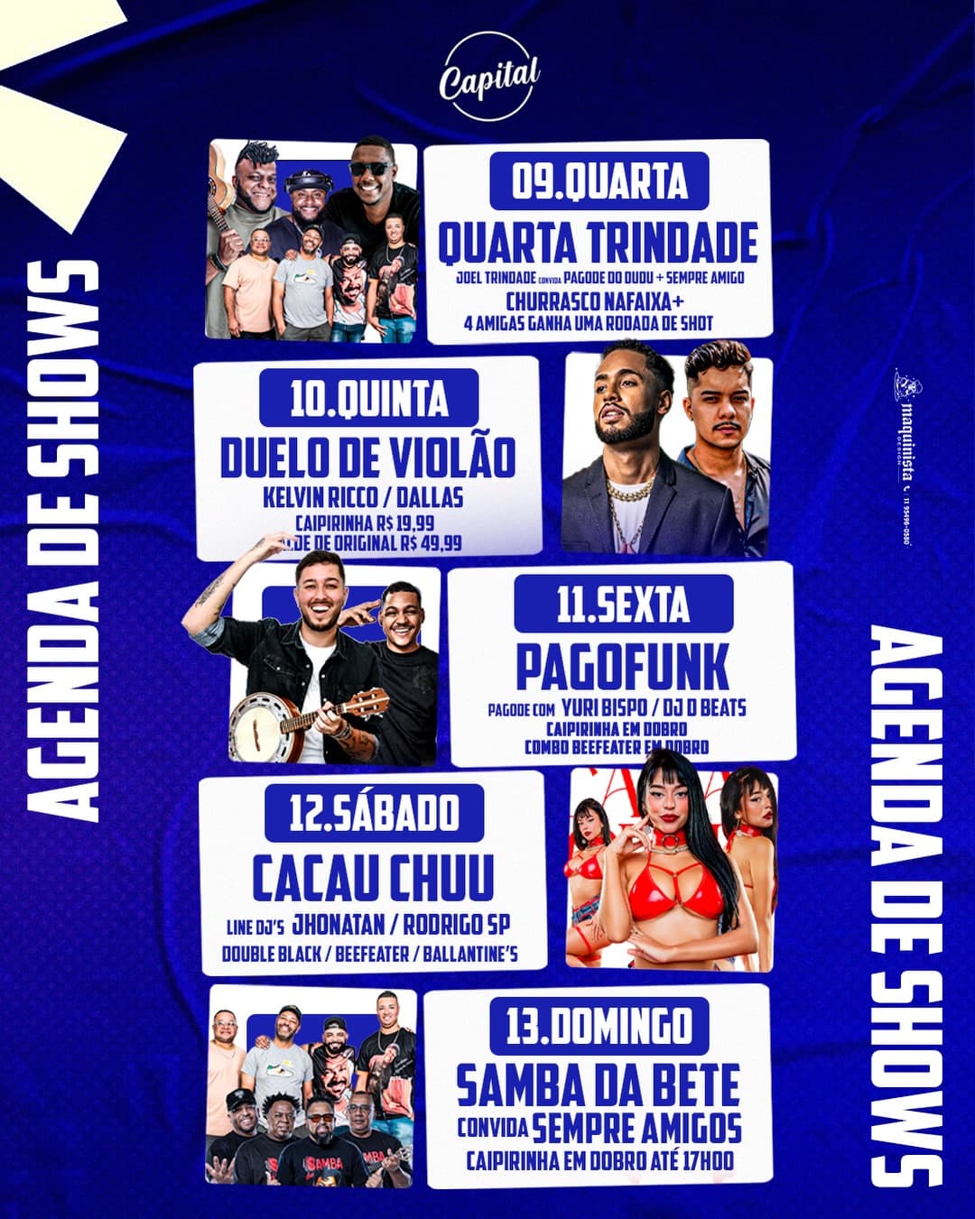 Flyer de Sempre Amigos