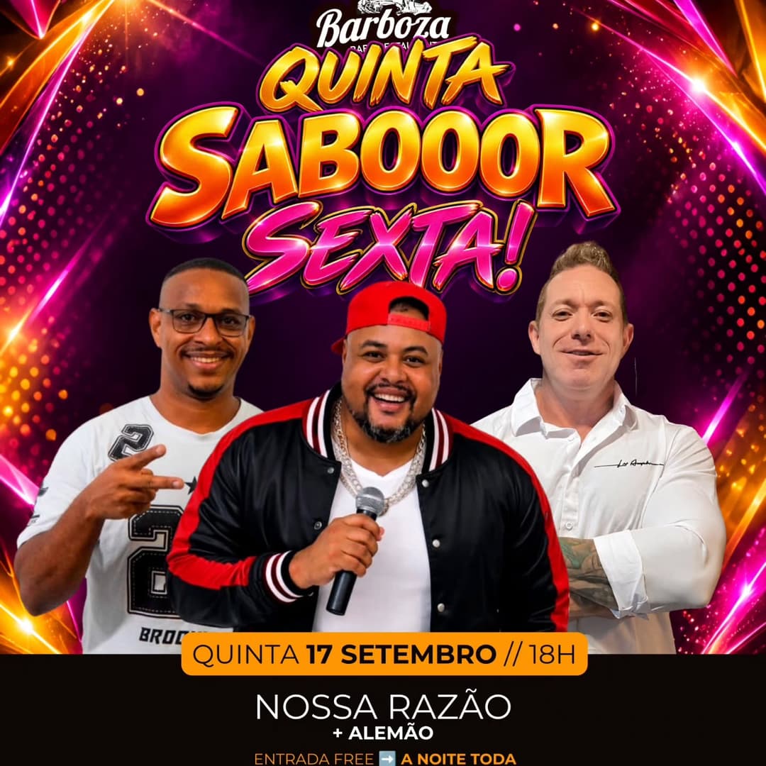 Flyer de Grupo Nossa Razão e Alemão