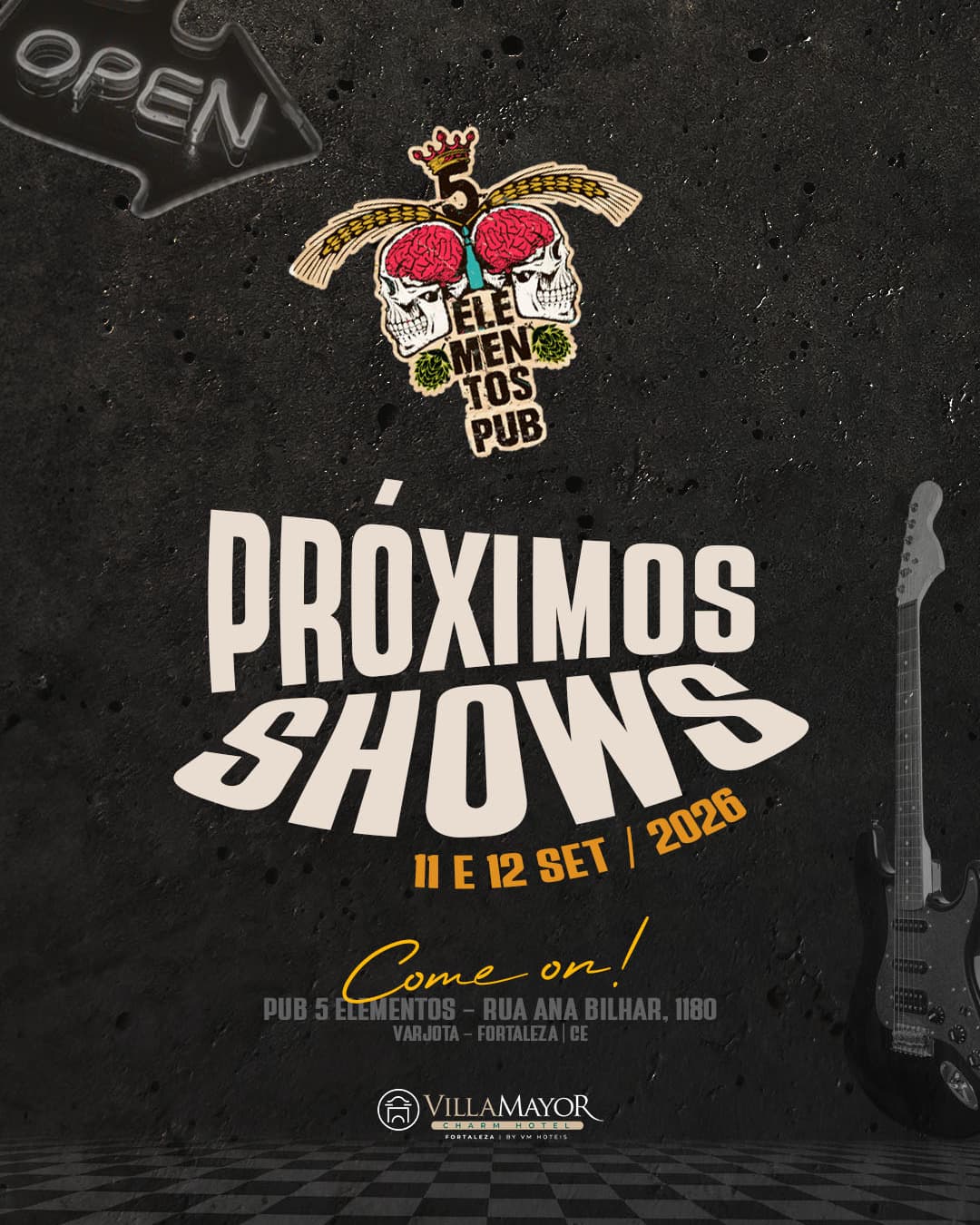 Flyer de DJ Cadu, Banda Polifônica e Dead Mary