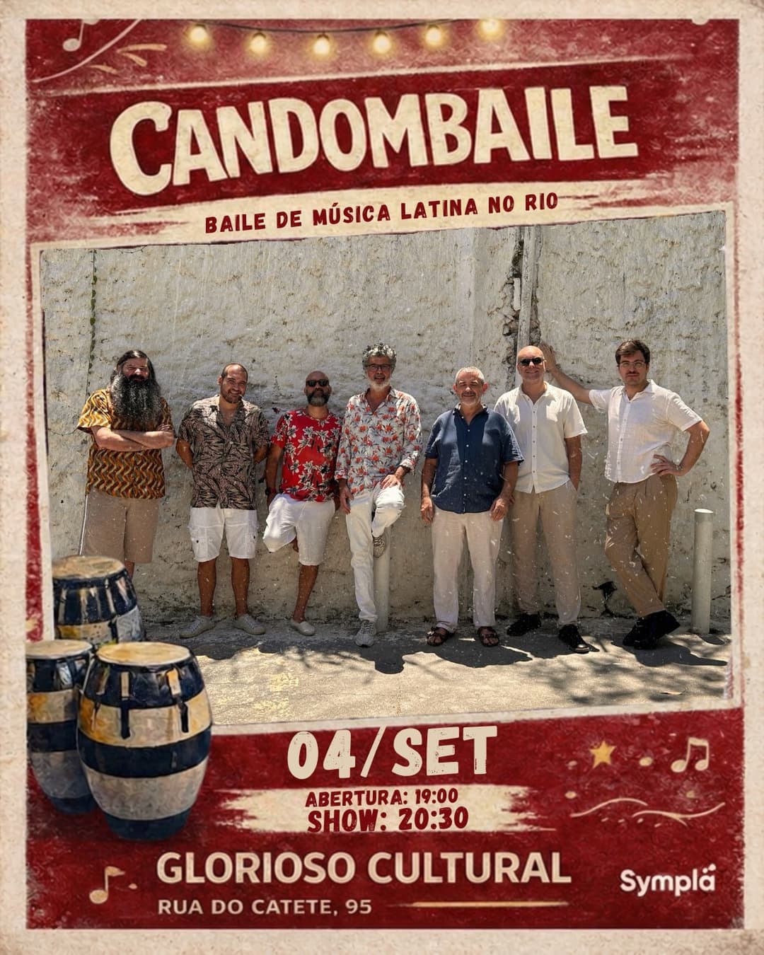 Flyer de Fernando Leitzke e o Candombaile