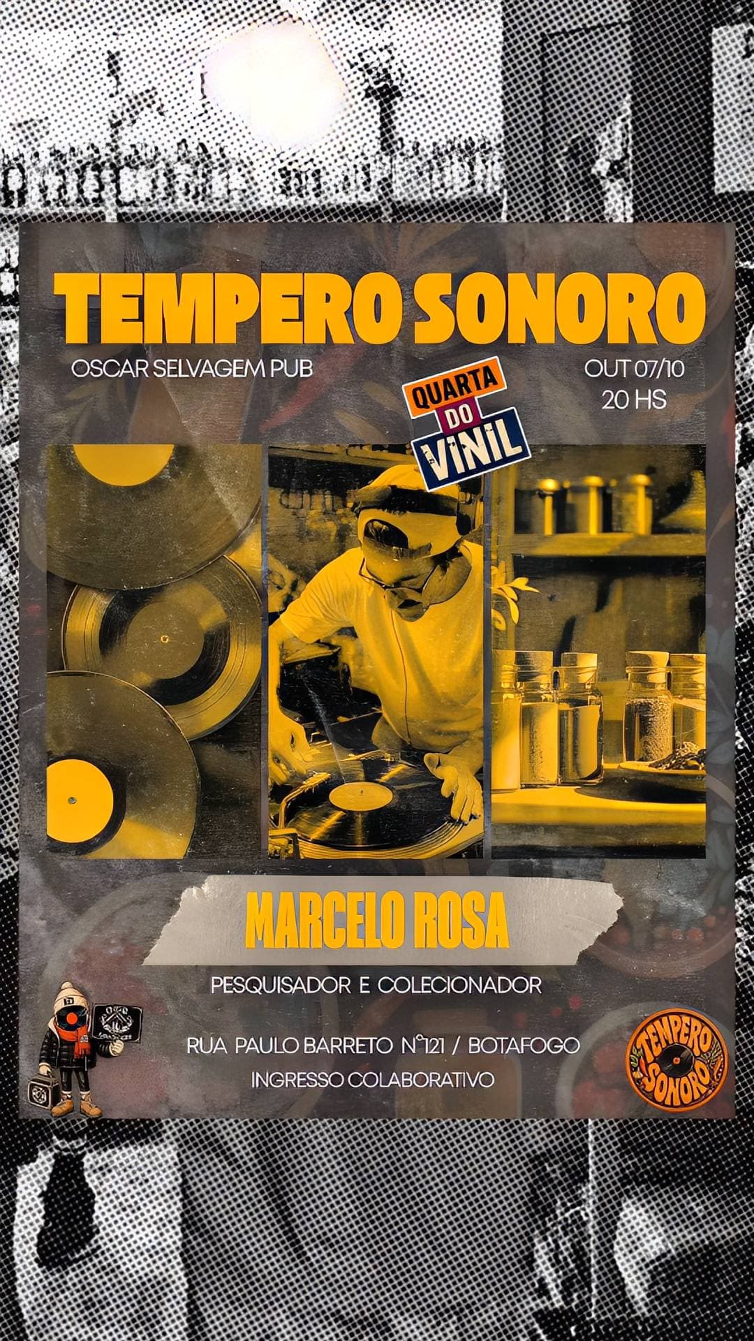 Flyer de Tempero Sonoro, Alan Dornelas e mais 2 artistas