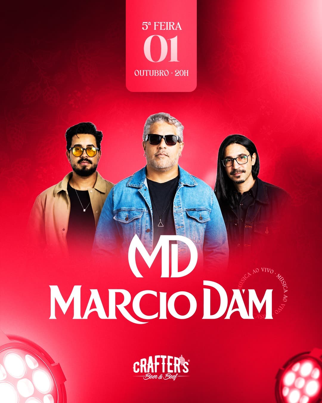 Flyer de Marcio Dam