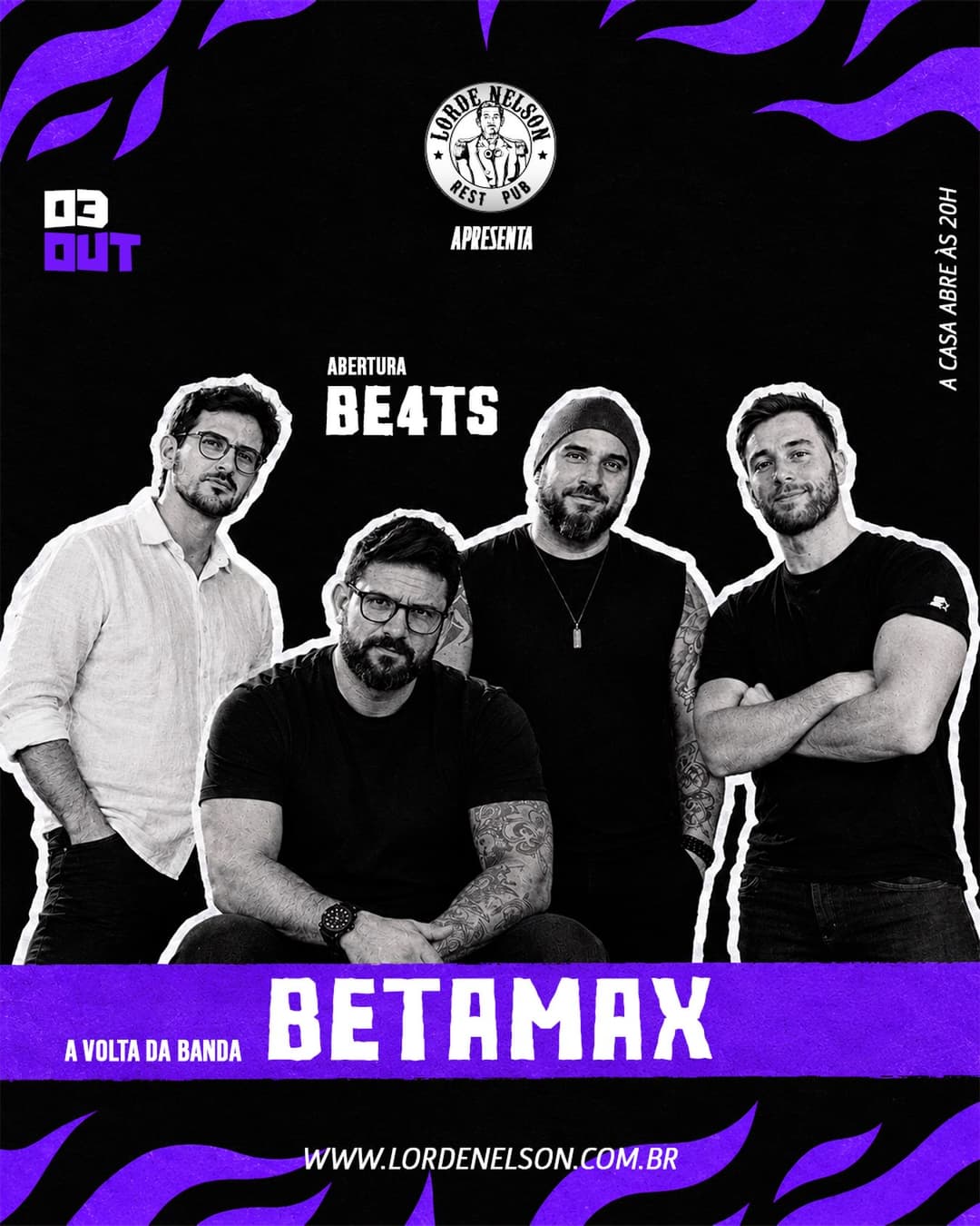 Flyer de Betamax e BE4TS