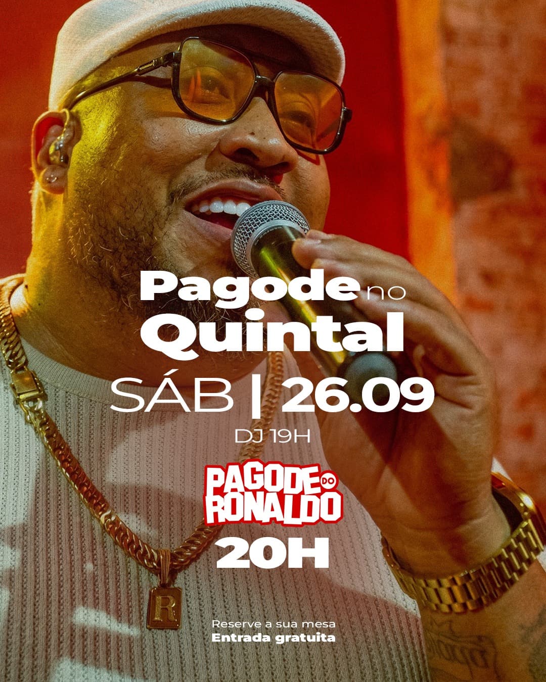 Flyer de Pagode do Ronaldo