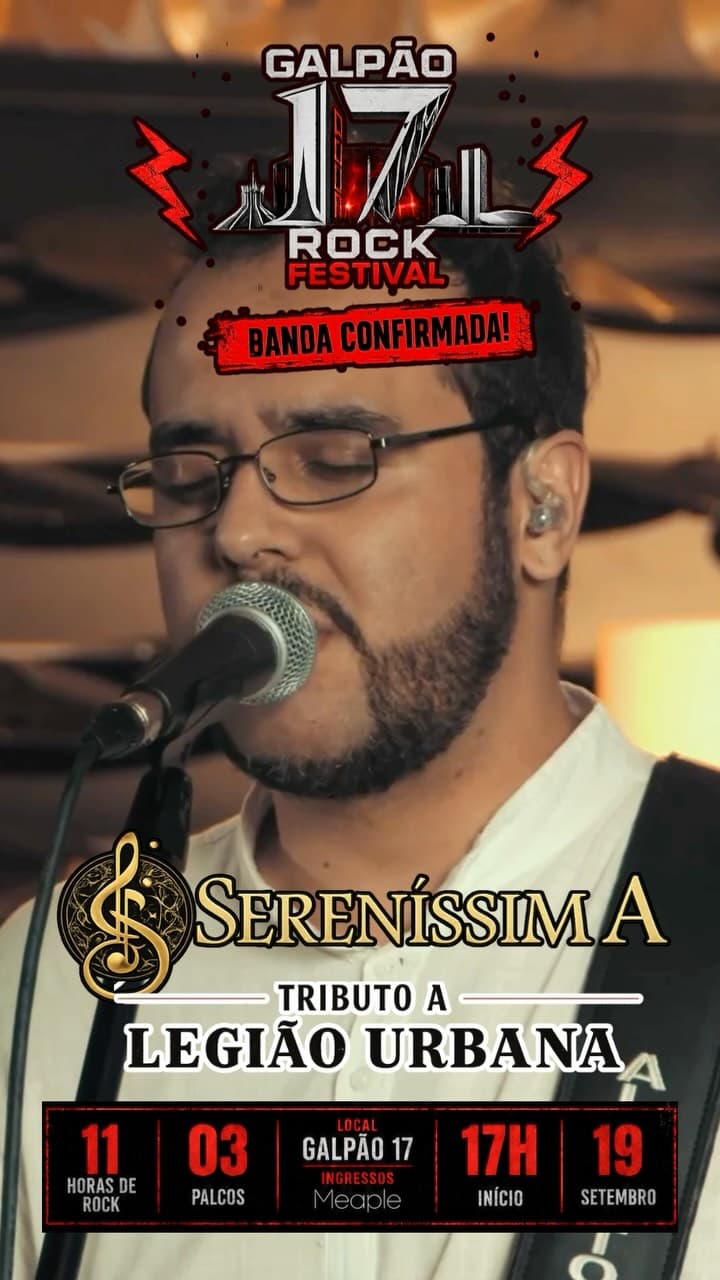 Flyer de Banda Sereníssima