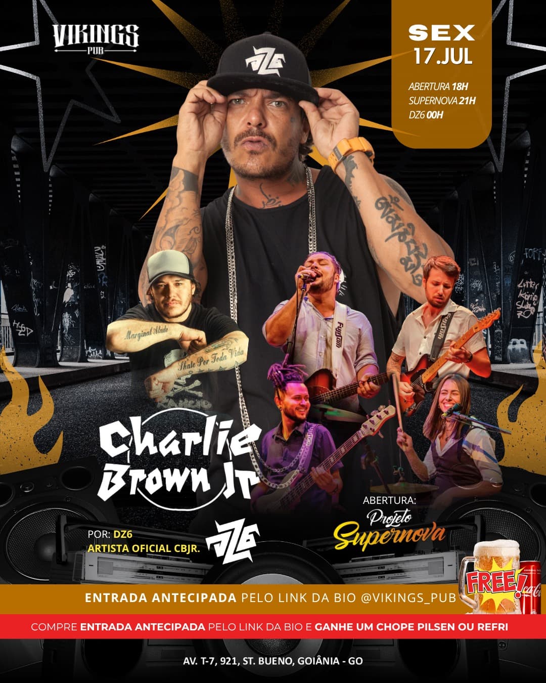 Flyer de Projeto Supernova e DZ6