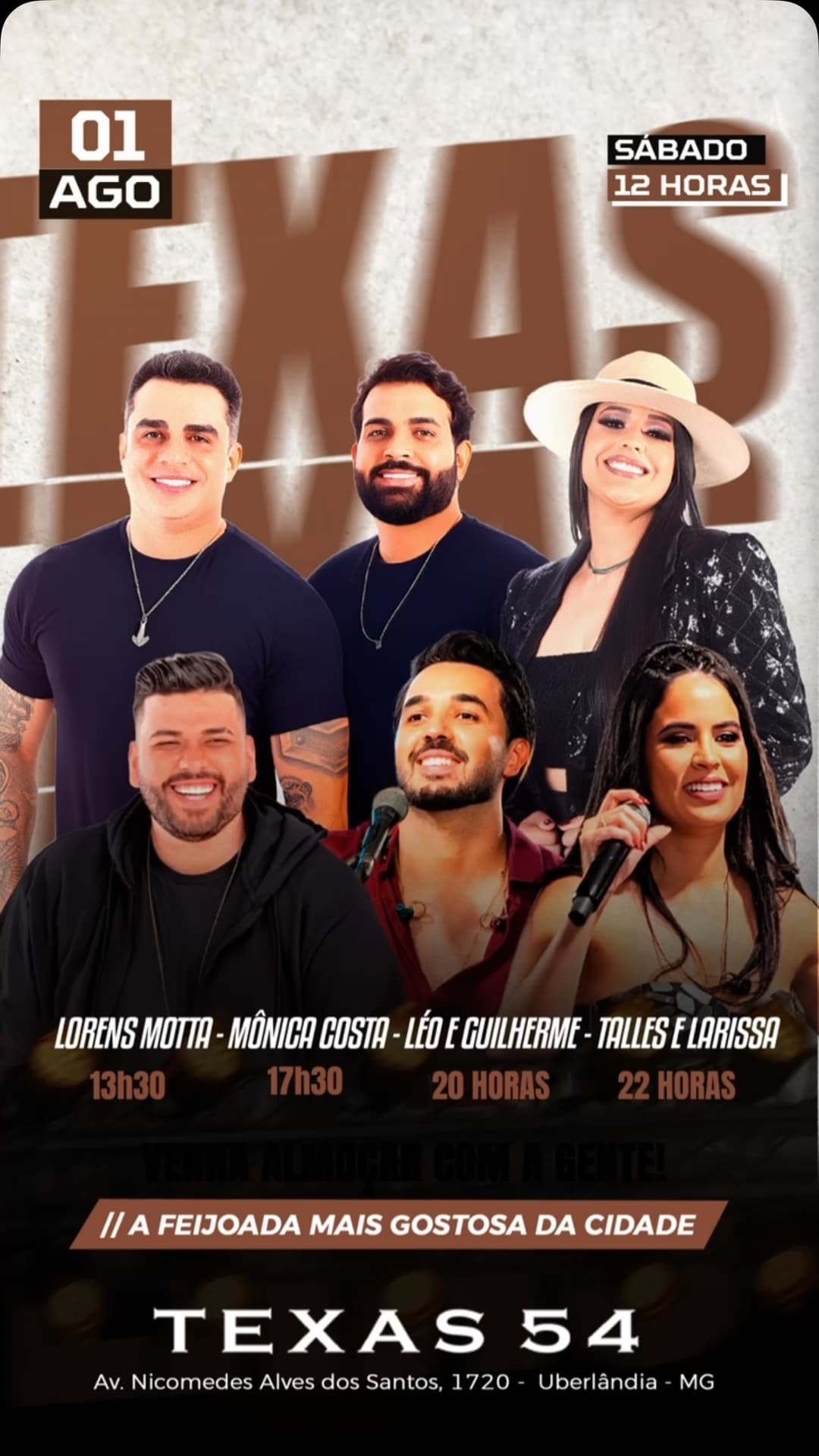 Flyer de Mônica Costa
