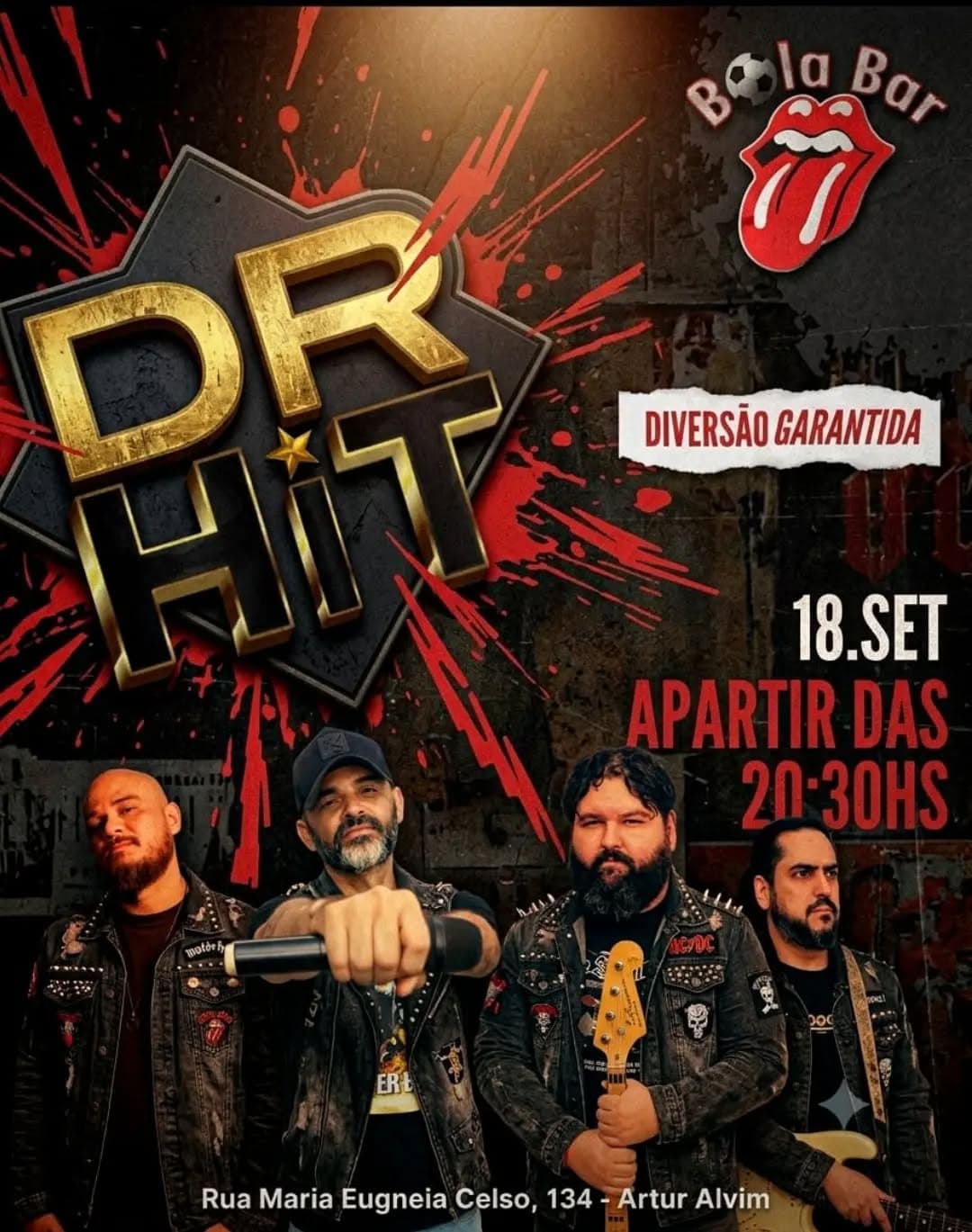 Flyer de Banda Dr. Hit