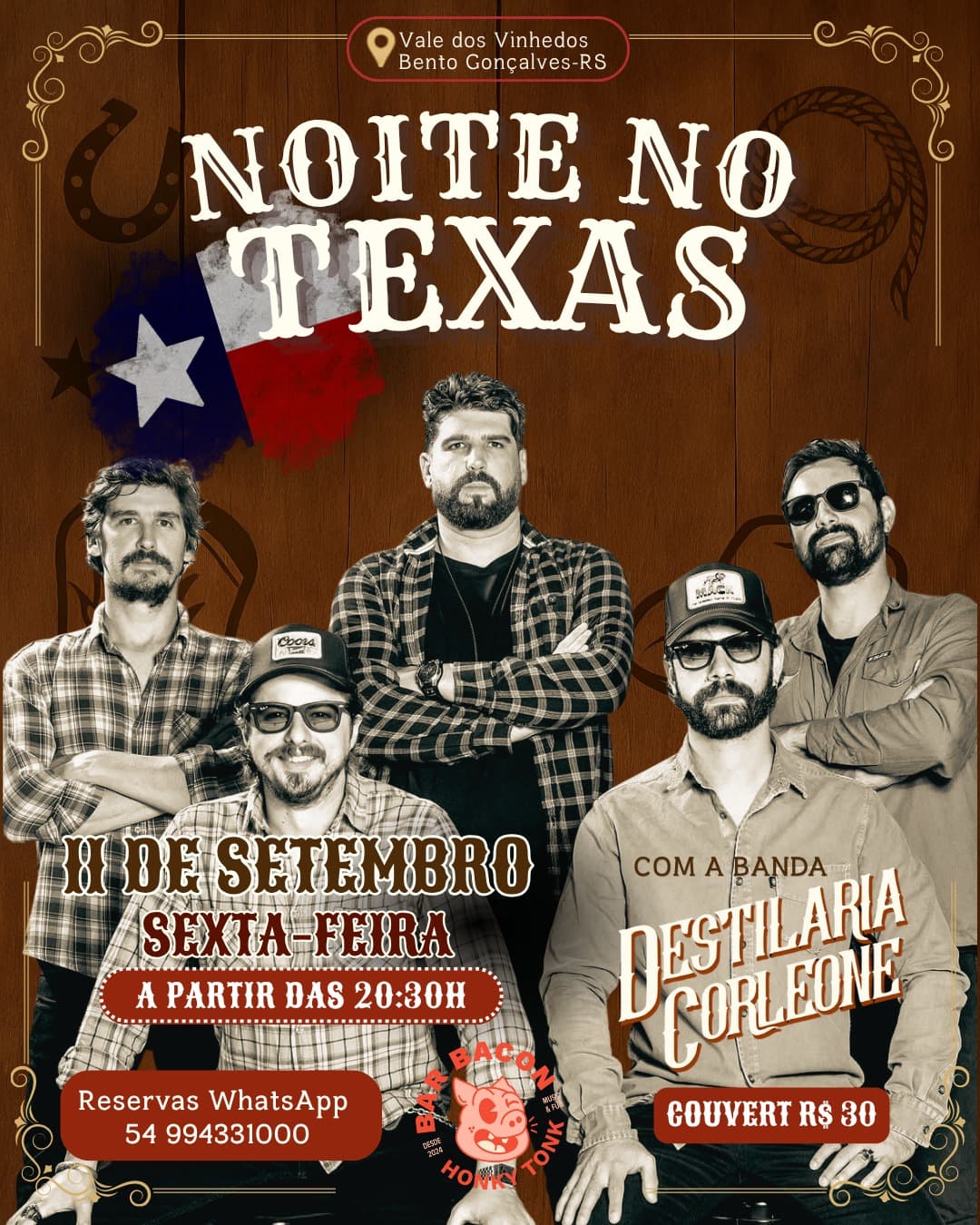 Flyer de Destilaria Corleone