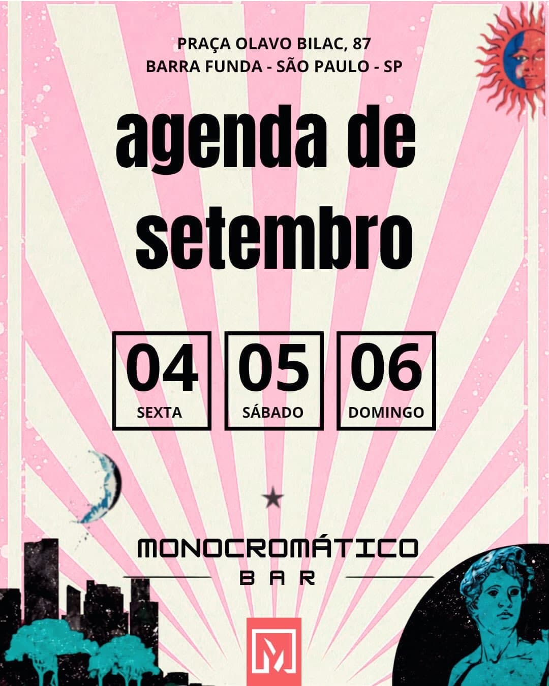 Flyer de discotropicos e entrefesta