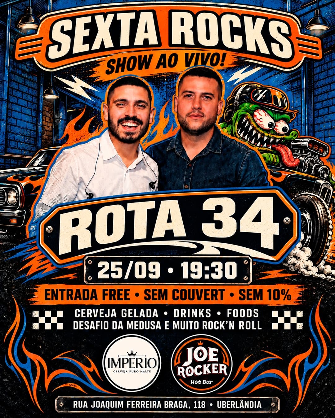 Flyer de Banda Rota 34