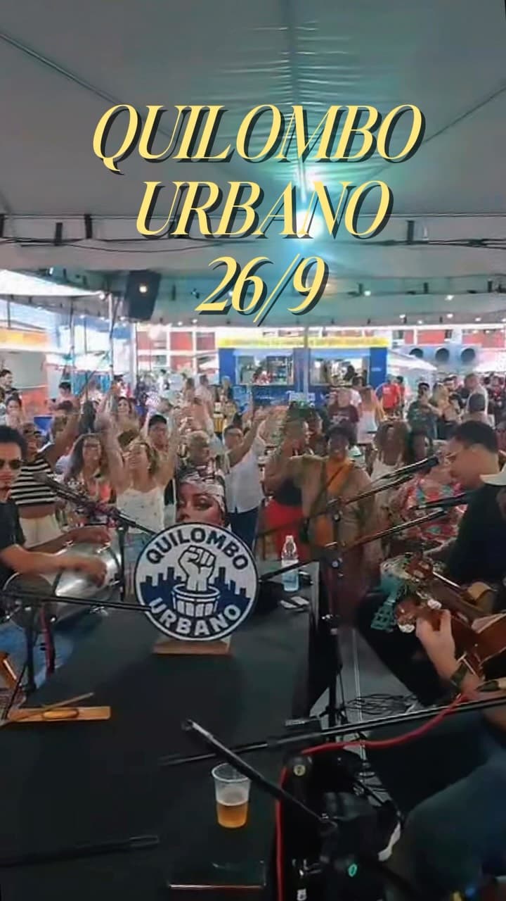 Flyer de Grupo Quilombo Urbano