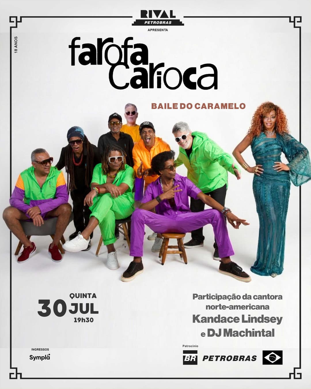 Flyer de Farofa Carioca