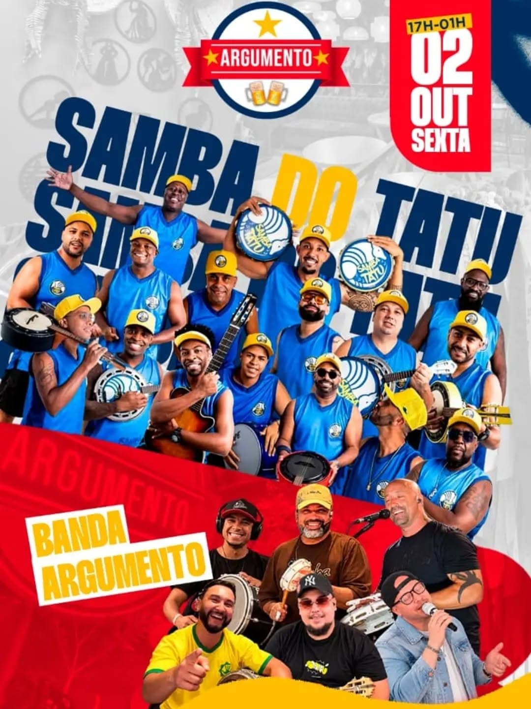 Flyer de Samba do Tatu