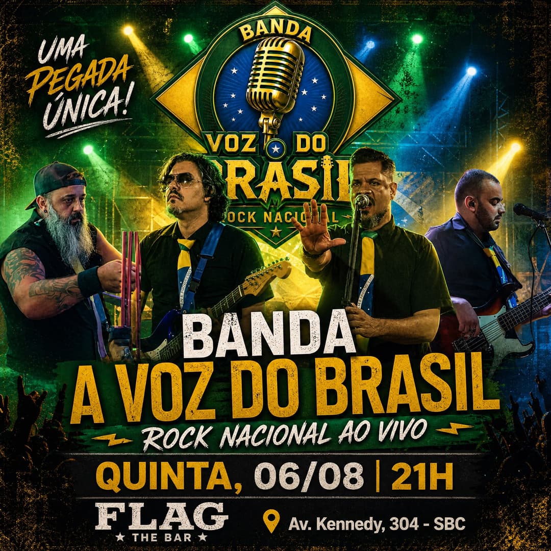 Flyer de A Voz do Brasil