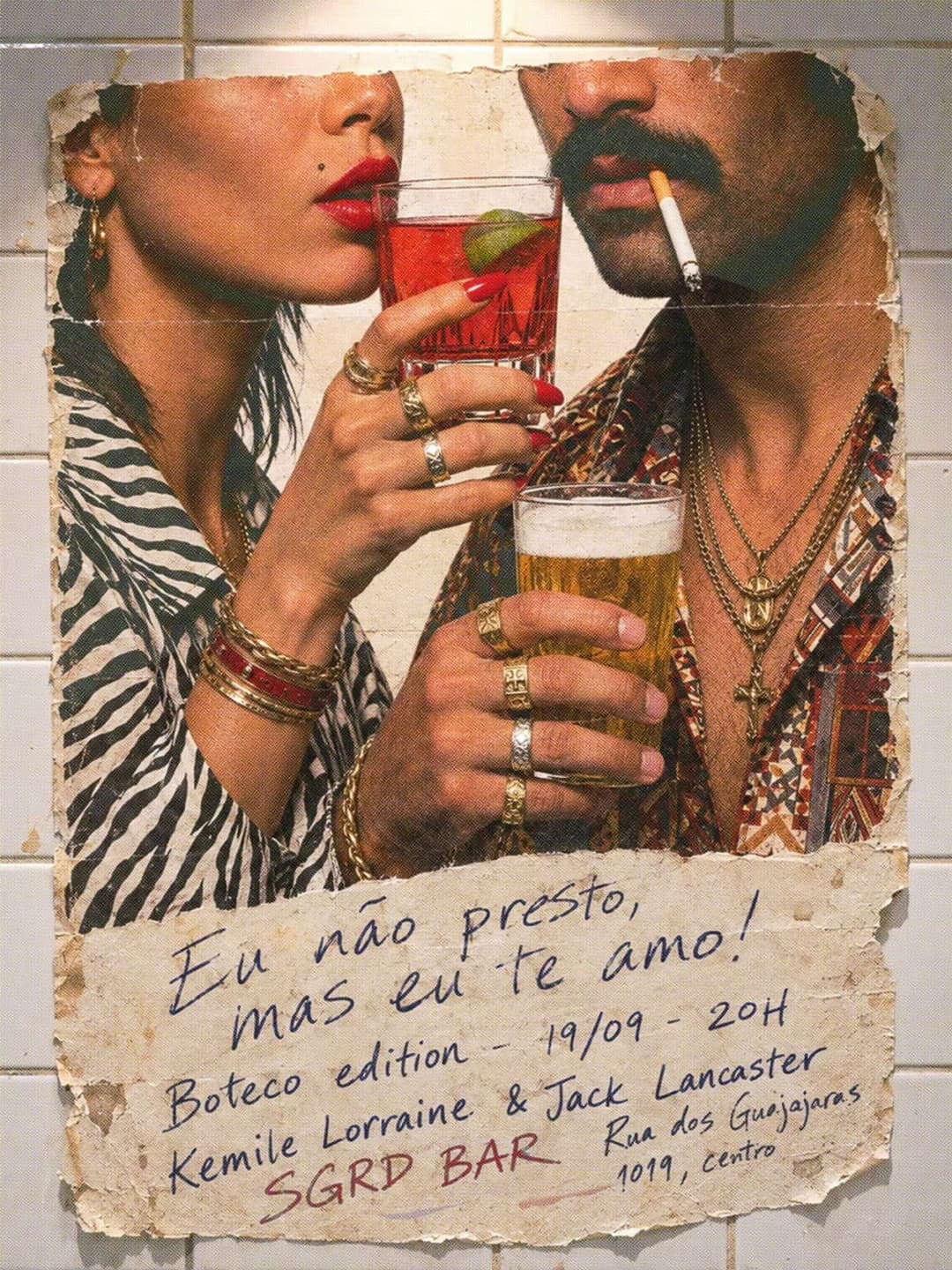 Flyer de Marina Lacerda, Kemile Lorraine e mais 3 artistas