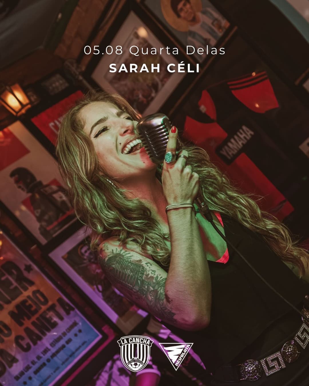 Flyer de Sarah Céli
