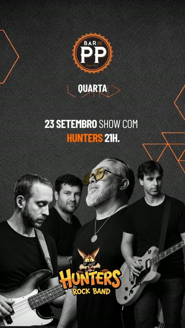 Flyer de Hunters Rock Band