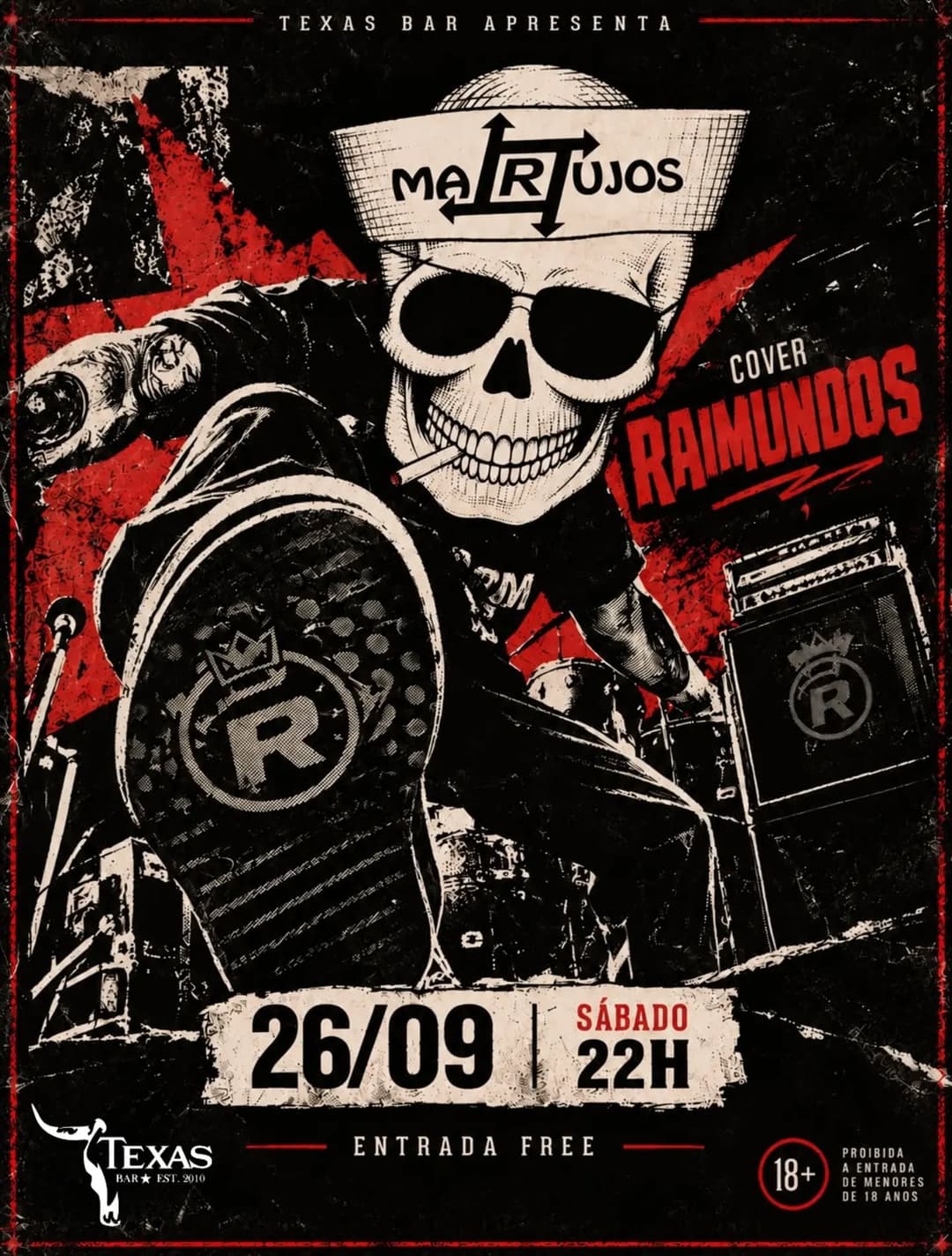 Flyer de Banda Marujos