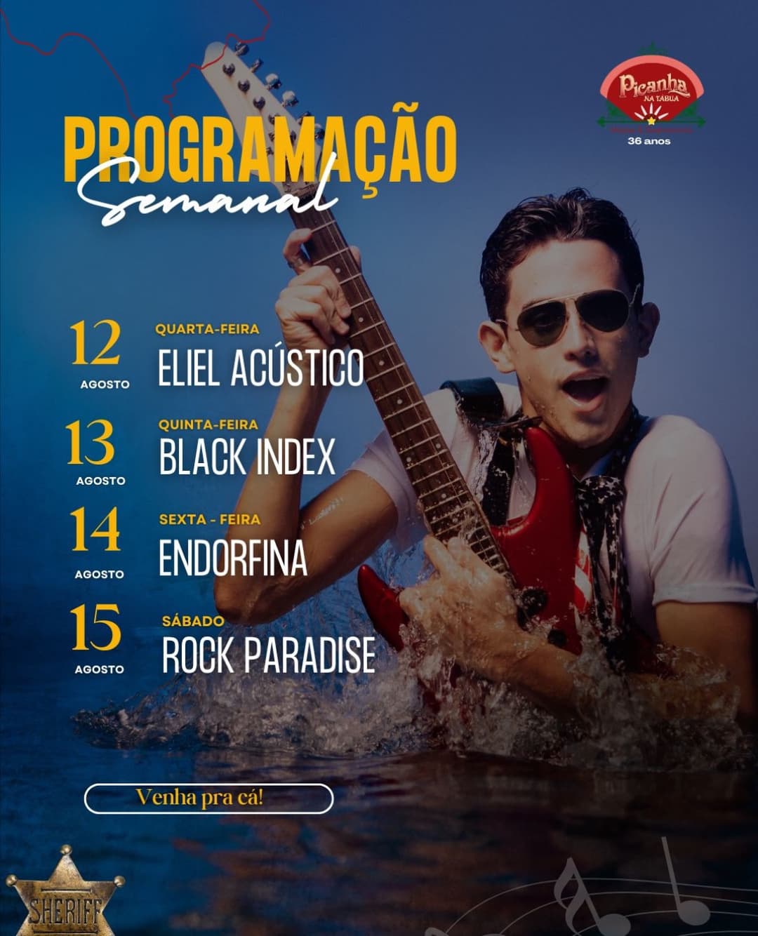 Flyer de Rock Paradise