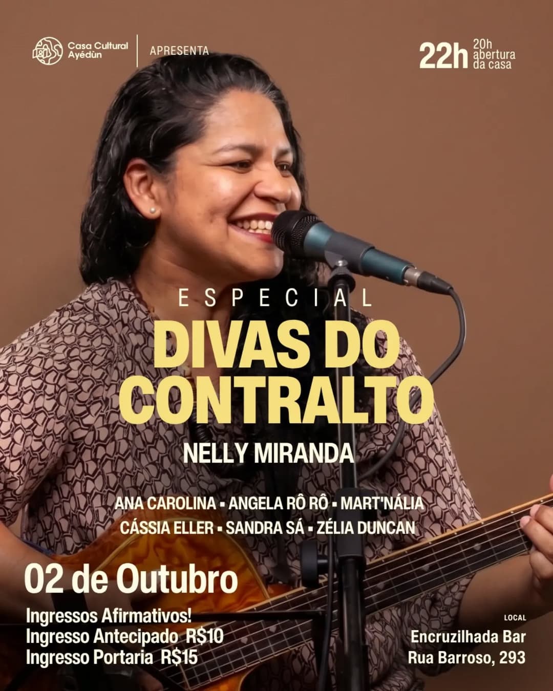 Flyer de Nelly Miranda