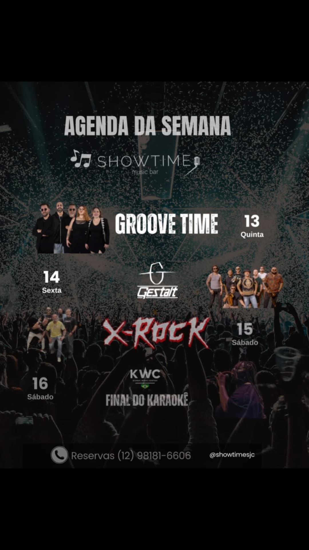 Flyer de Banda X-Rock