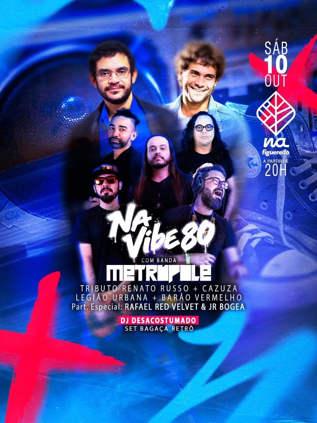 Flyer de Metrópole Pop Rock, Red Velvet e mais 2 artistas