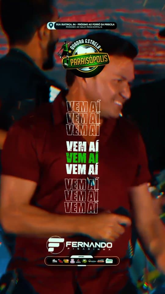 Flyer de Fernando pisadinha