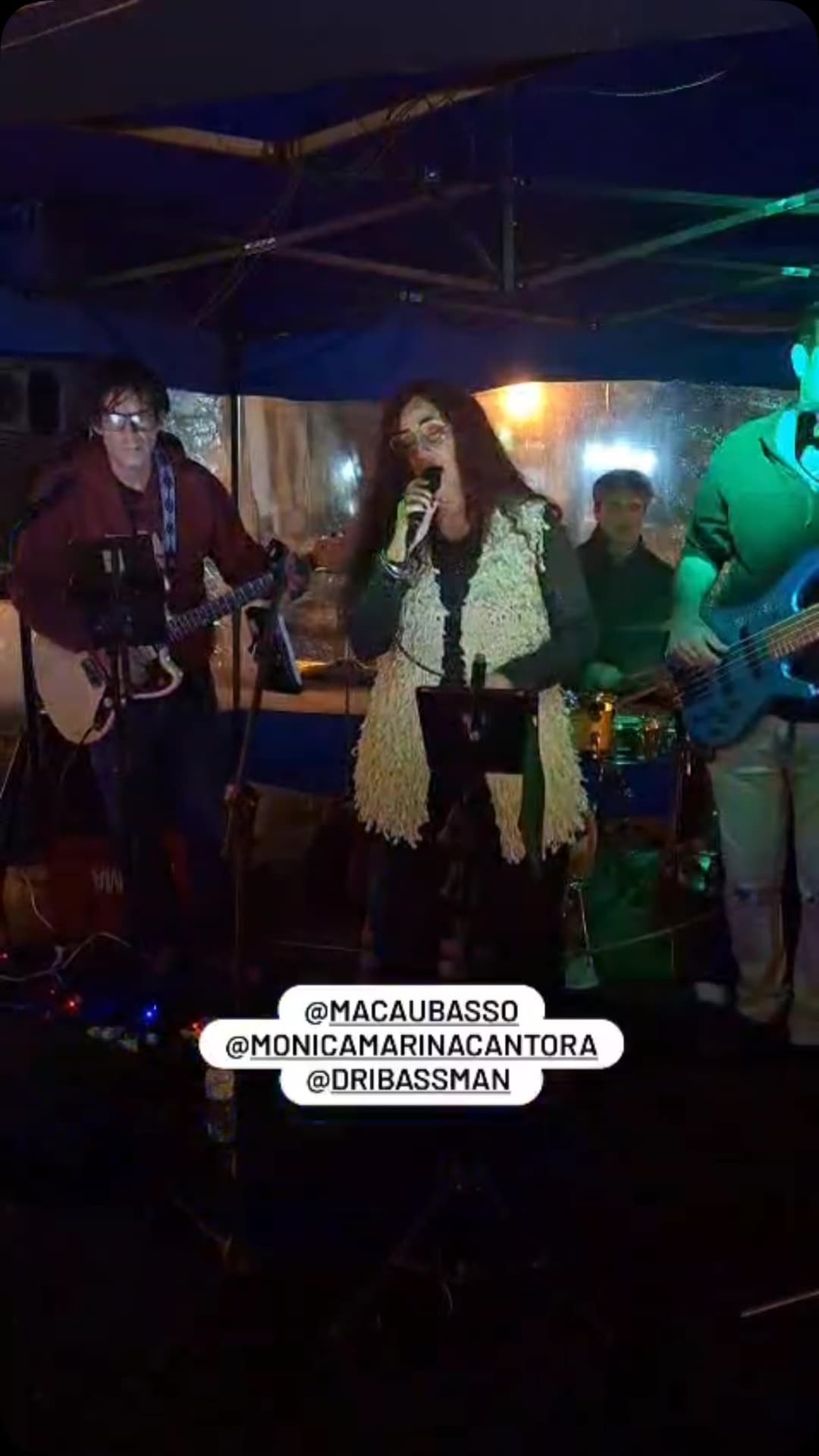 Flyer de Mônica Marina e Mônica Marina e Banda
