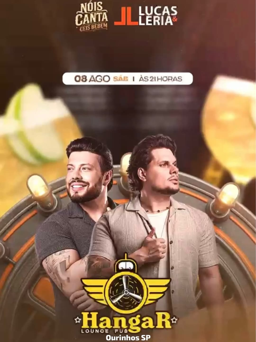 Flyer de Lucas & Leria