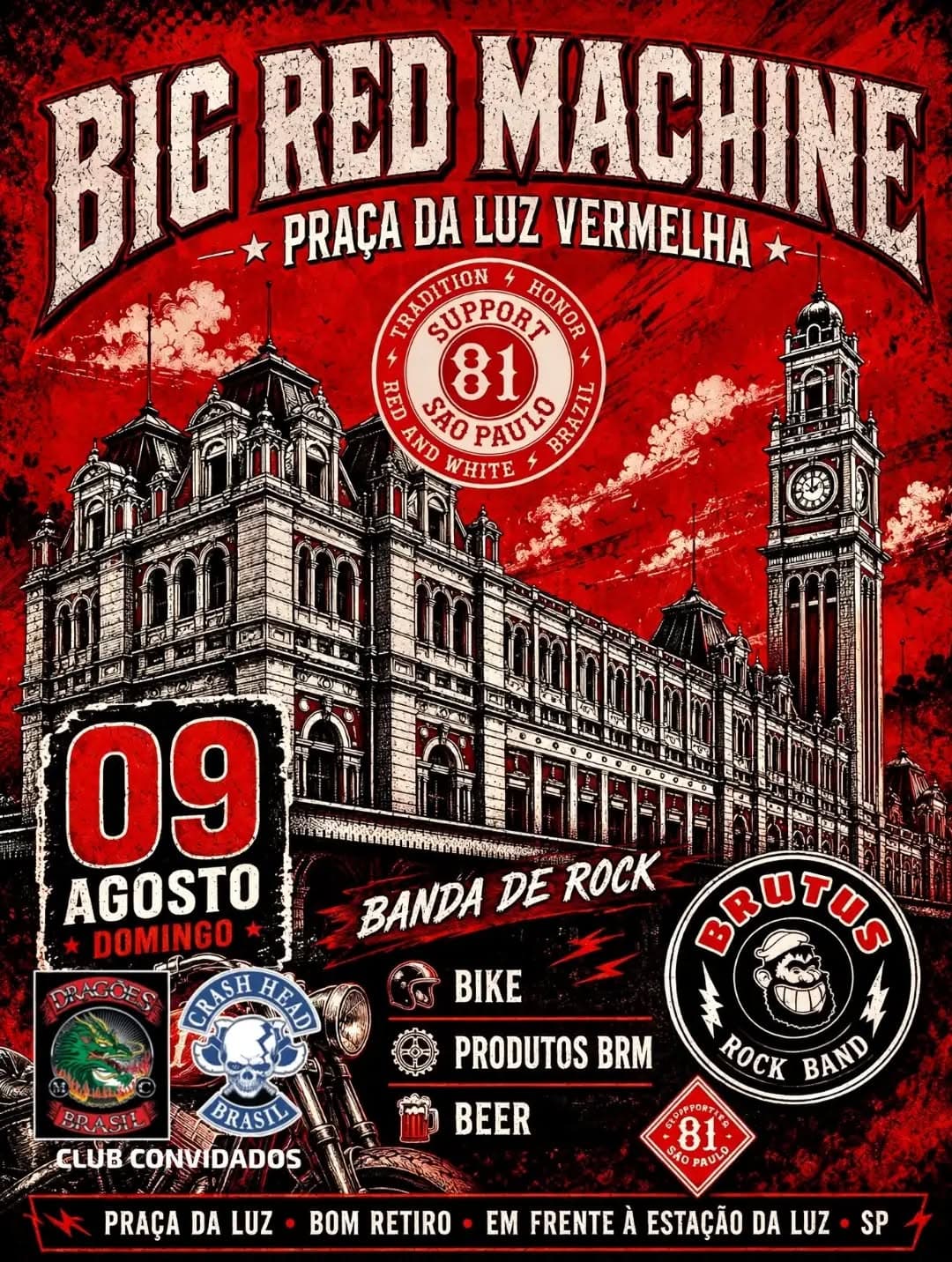 Flyer de Banda Brutus