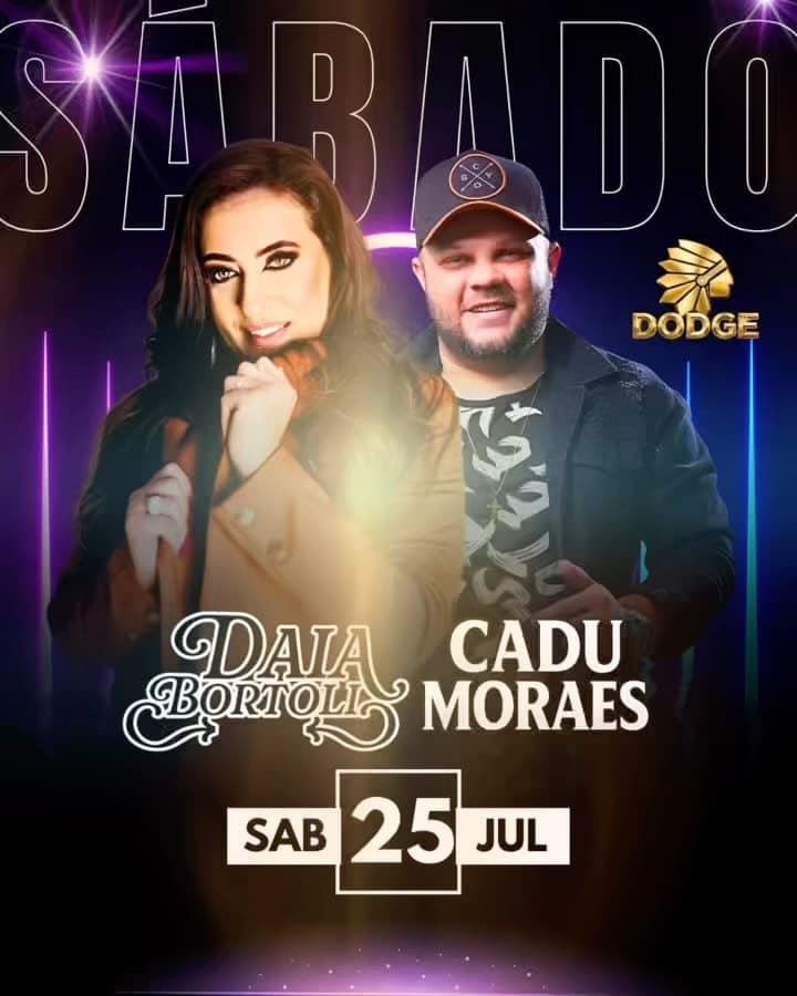 Flyer de Daia & Cadu