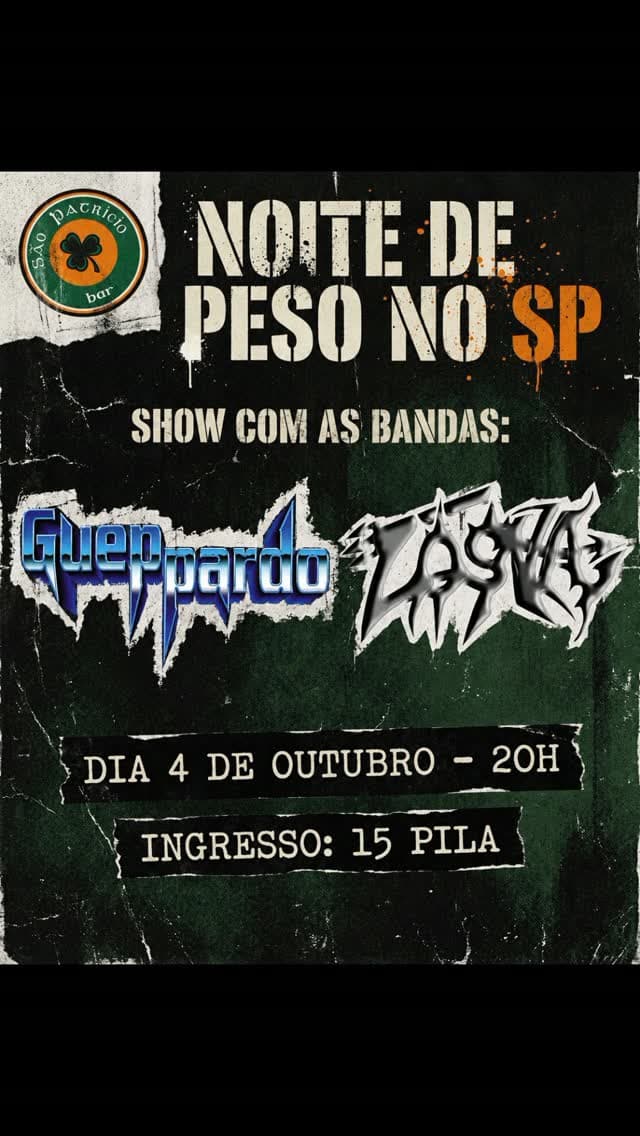 Flyer de Gueppardo e Losna