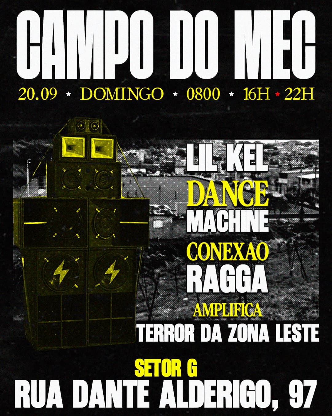 Flyer de Conexão Ragga