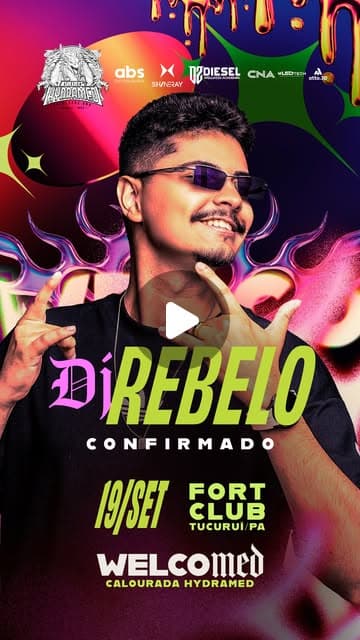 Flyer de Rebelo e Mali DJ
