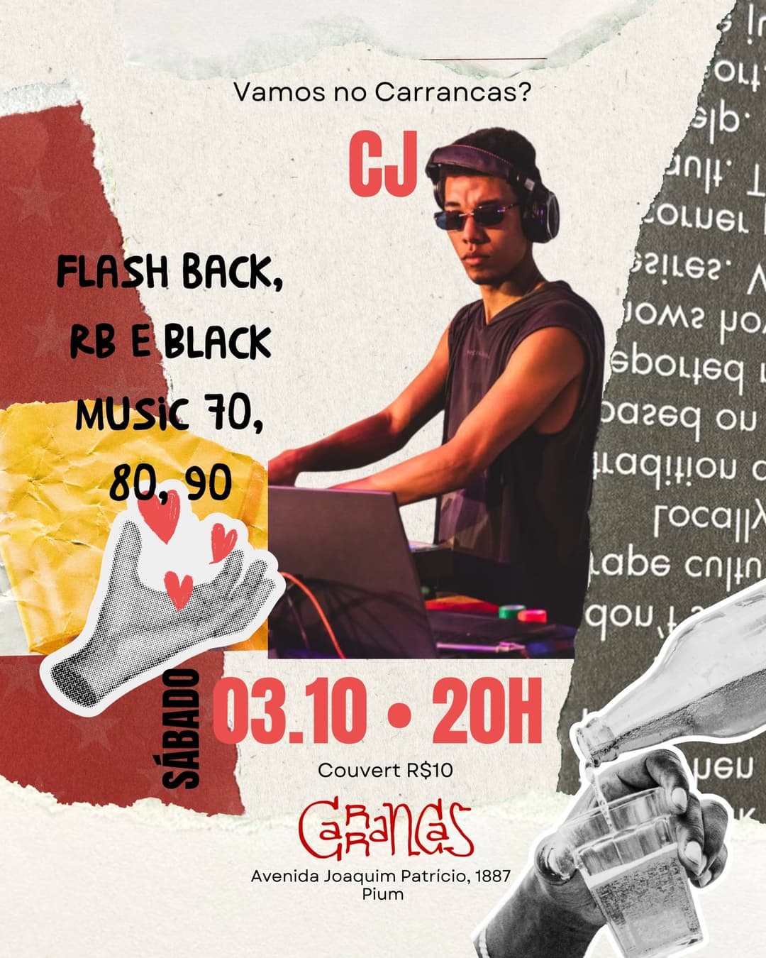 Flyer de Cj