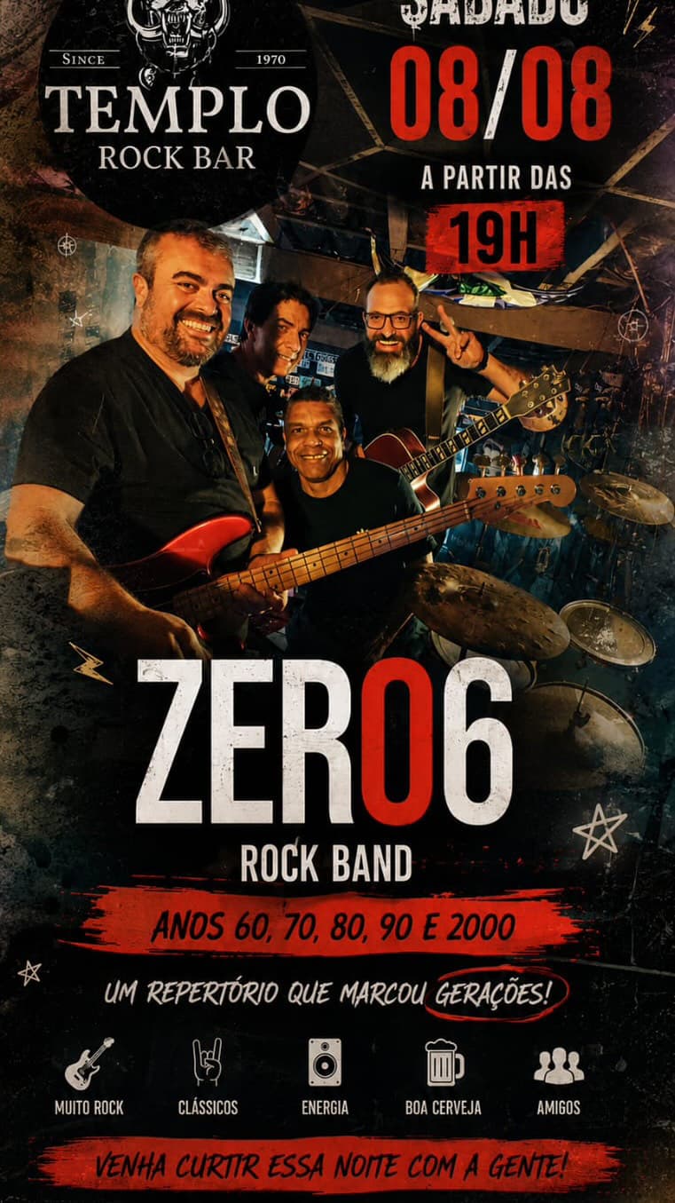 Flyer de Banda Zer06