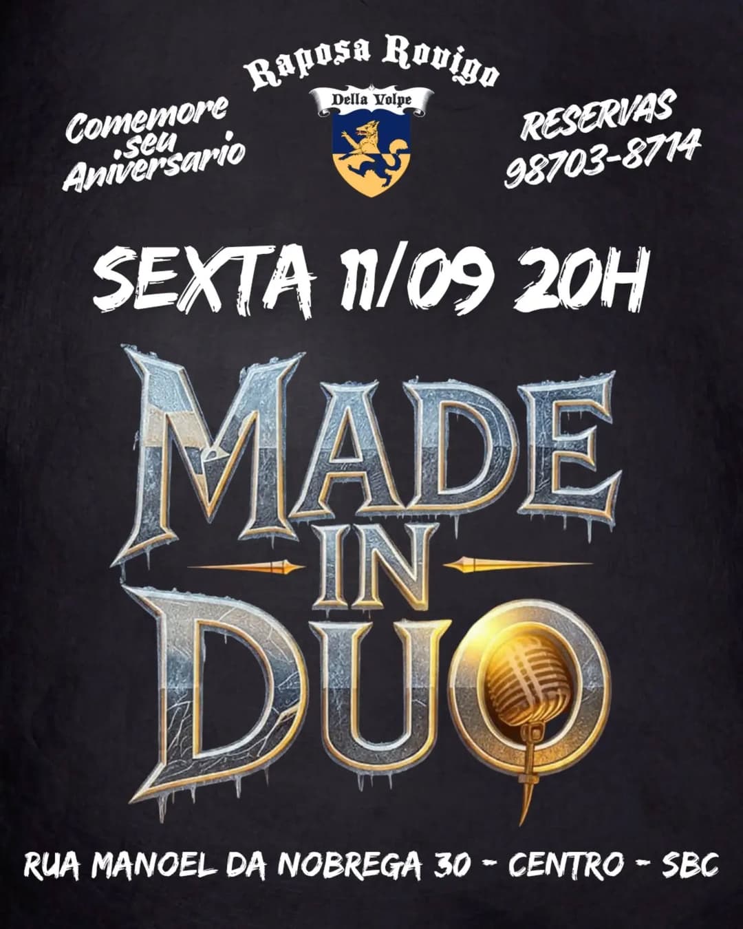 Flyer de Made in Duo
