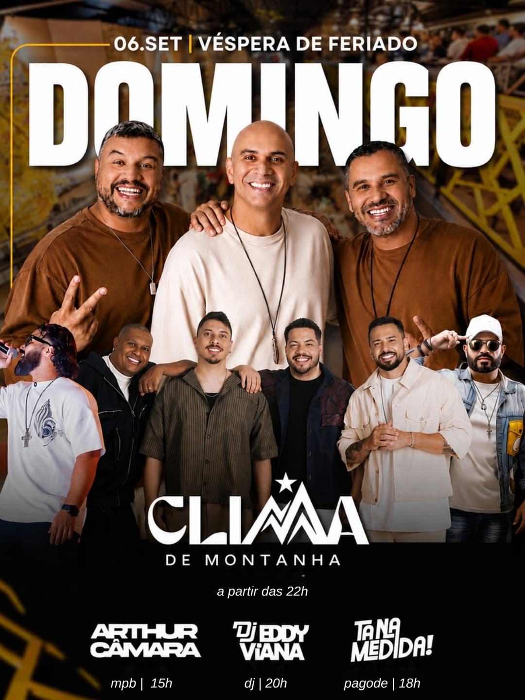 Flyer de Tá na Medida, Clima de Montanha e mais 2 artistas