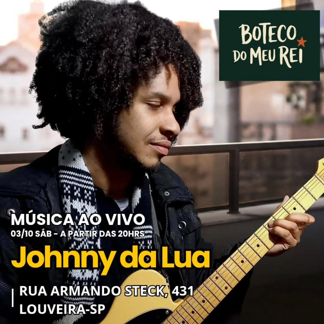 Flyer de Johnny da Lua