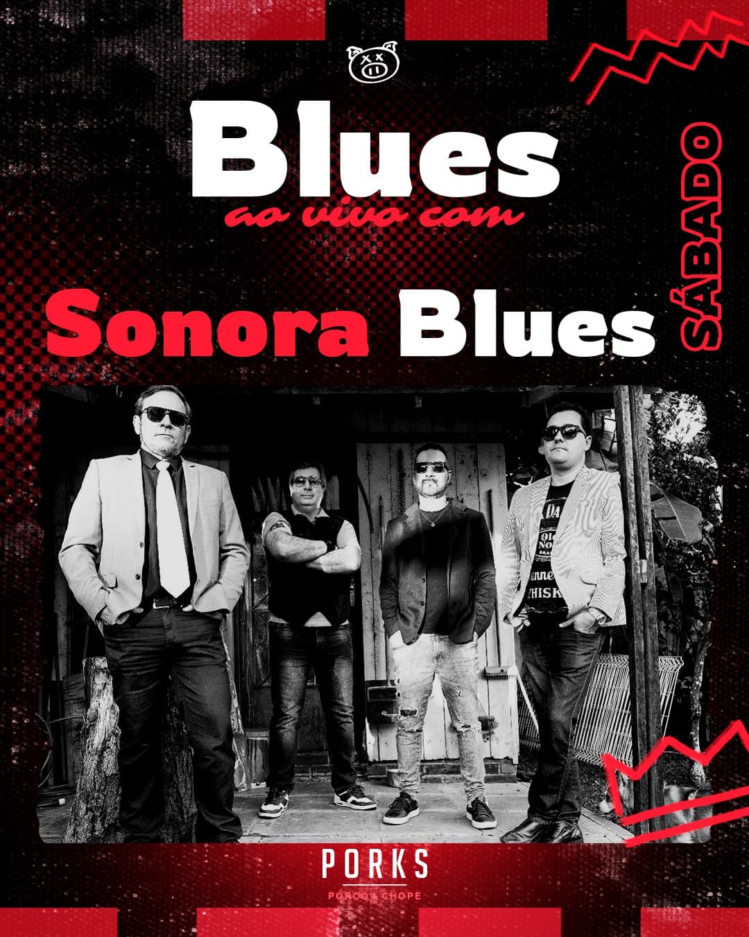 Flyer de Sonora Blues