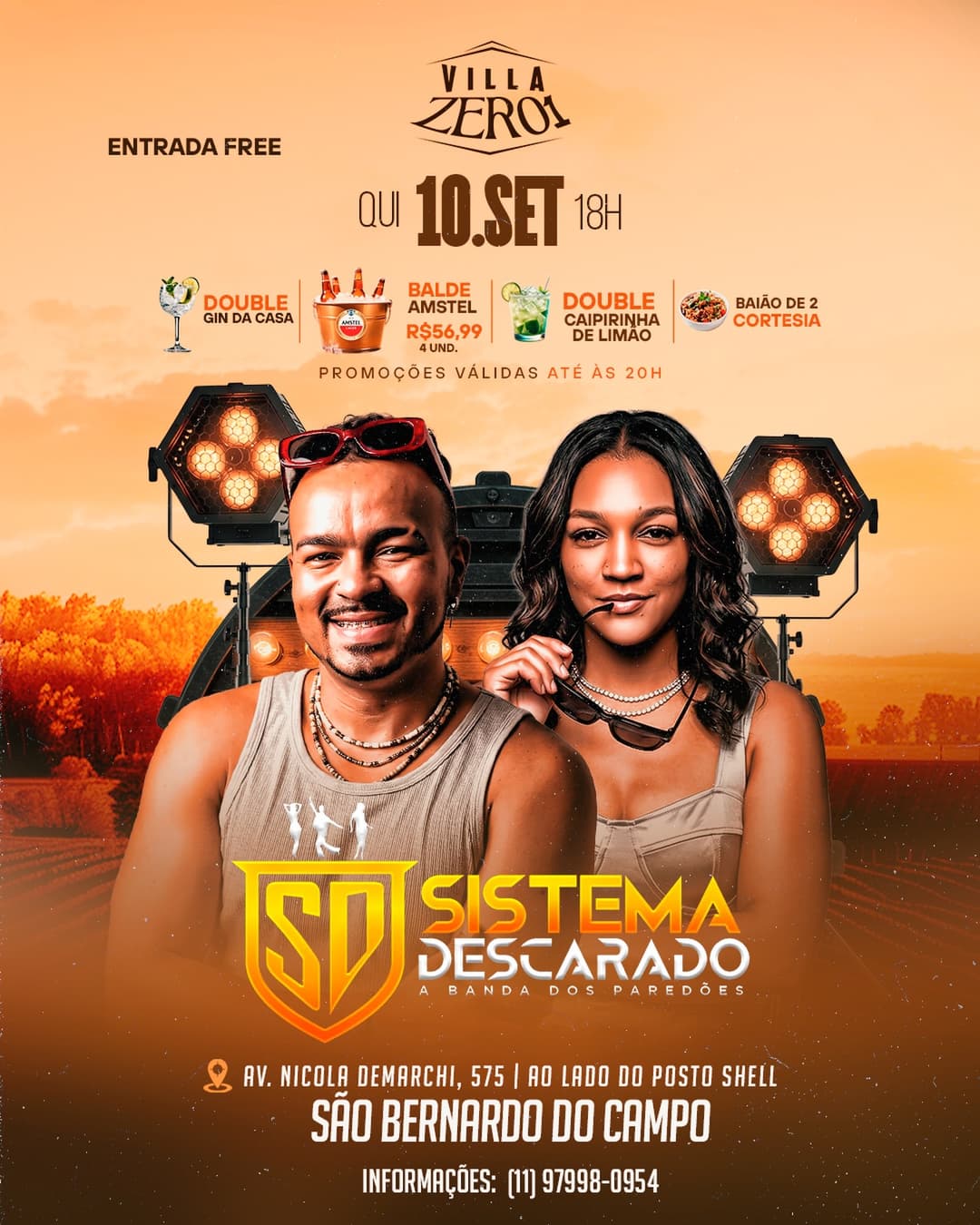 Flyer de Sistema Descarado Oficial