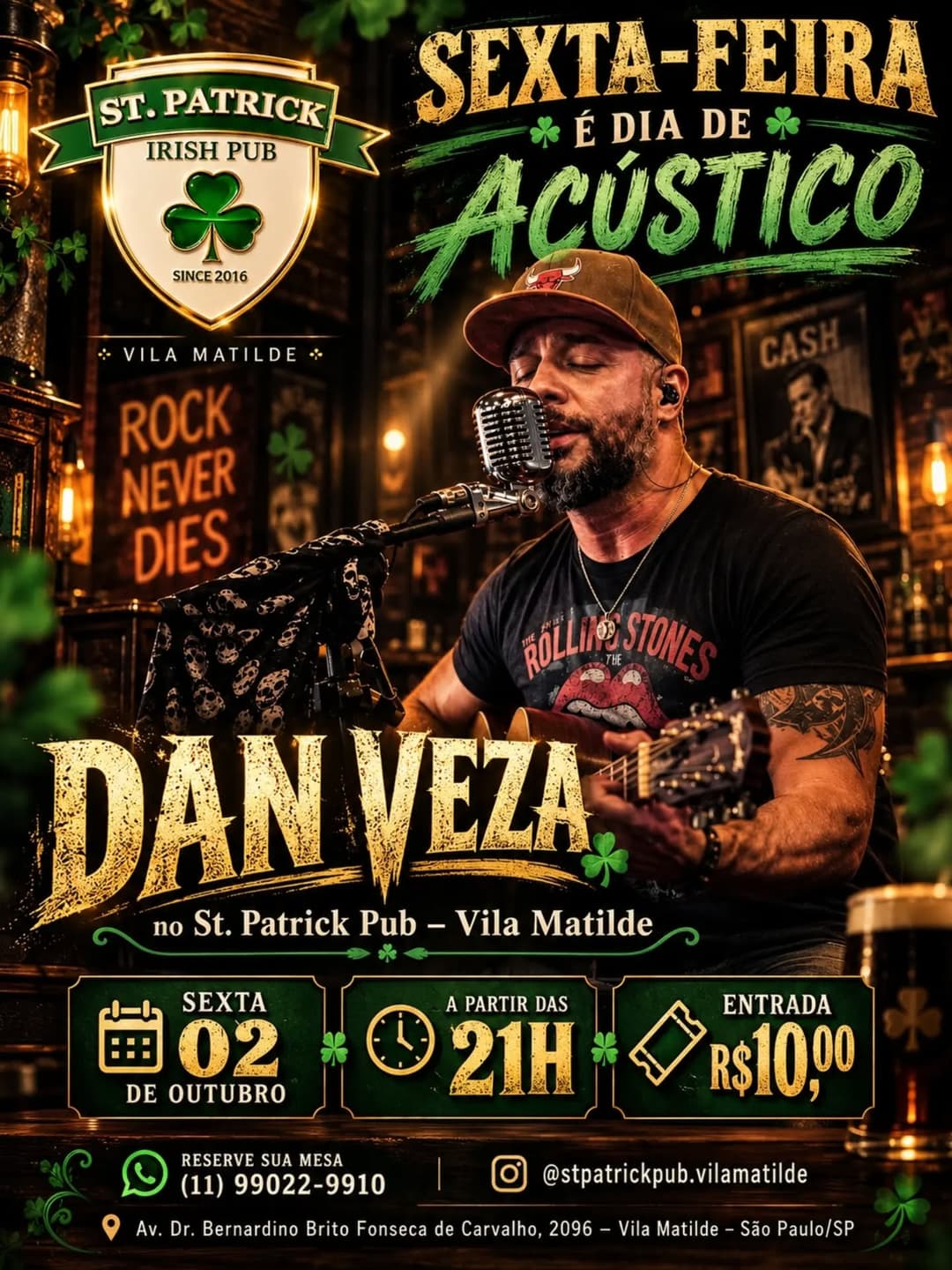 Flyer de Dan Veza