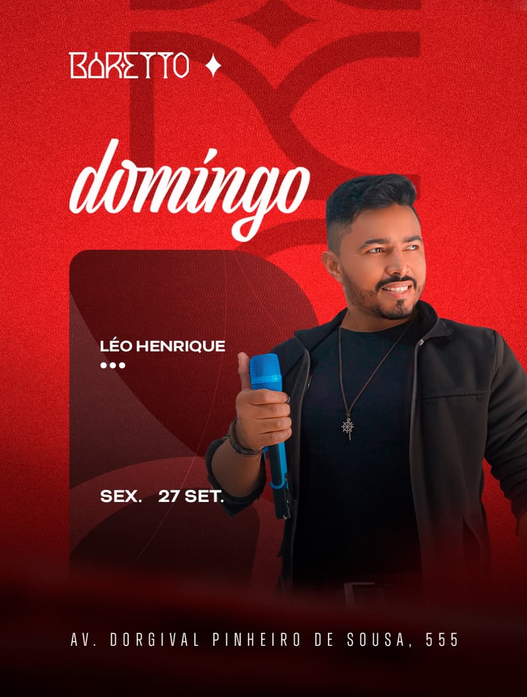 Flyer de Leo Henrique