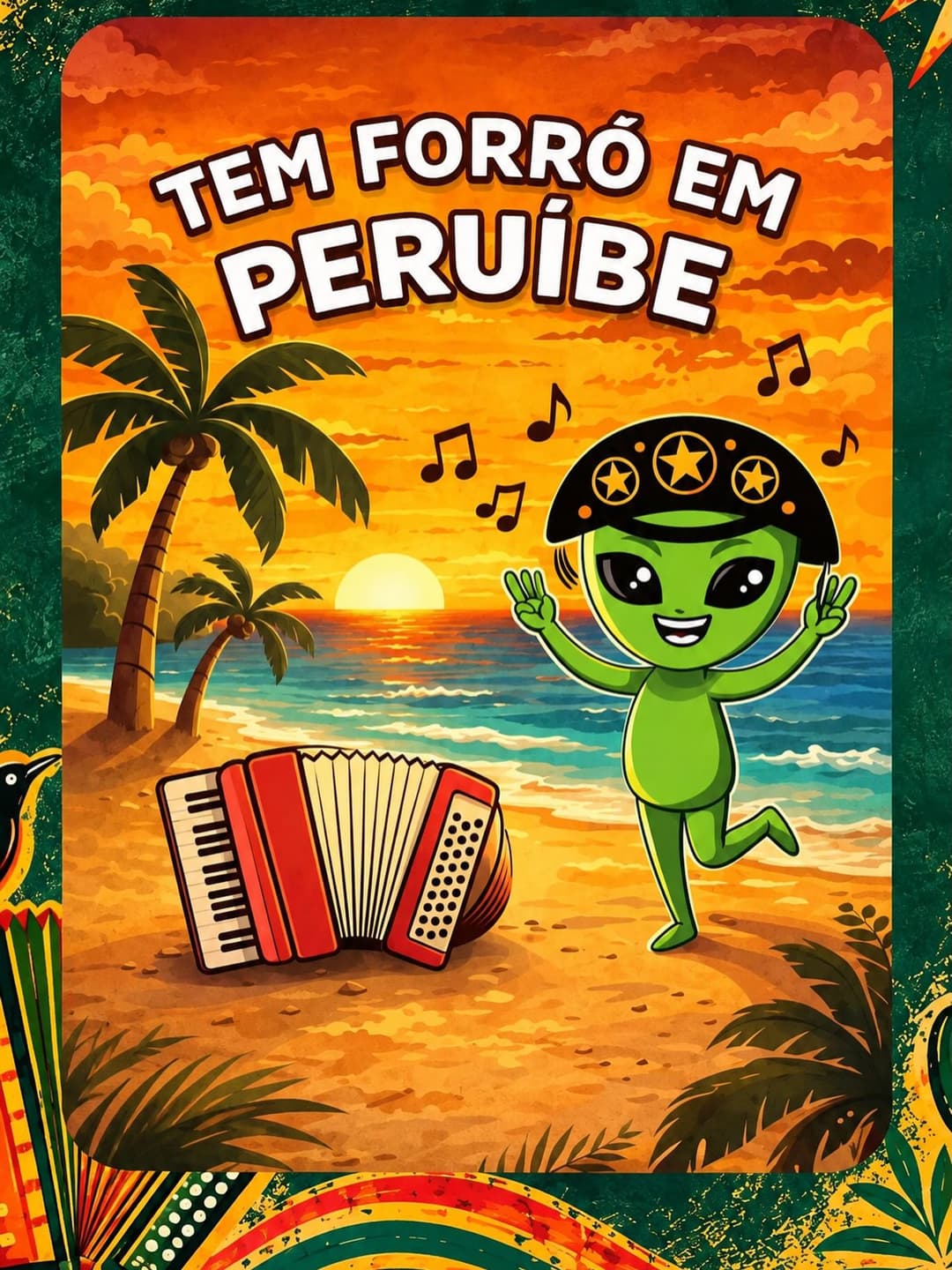 Flyer de Tem Forró